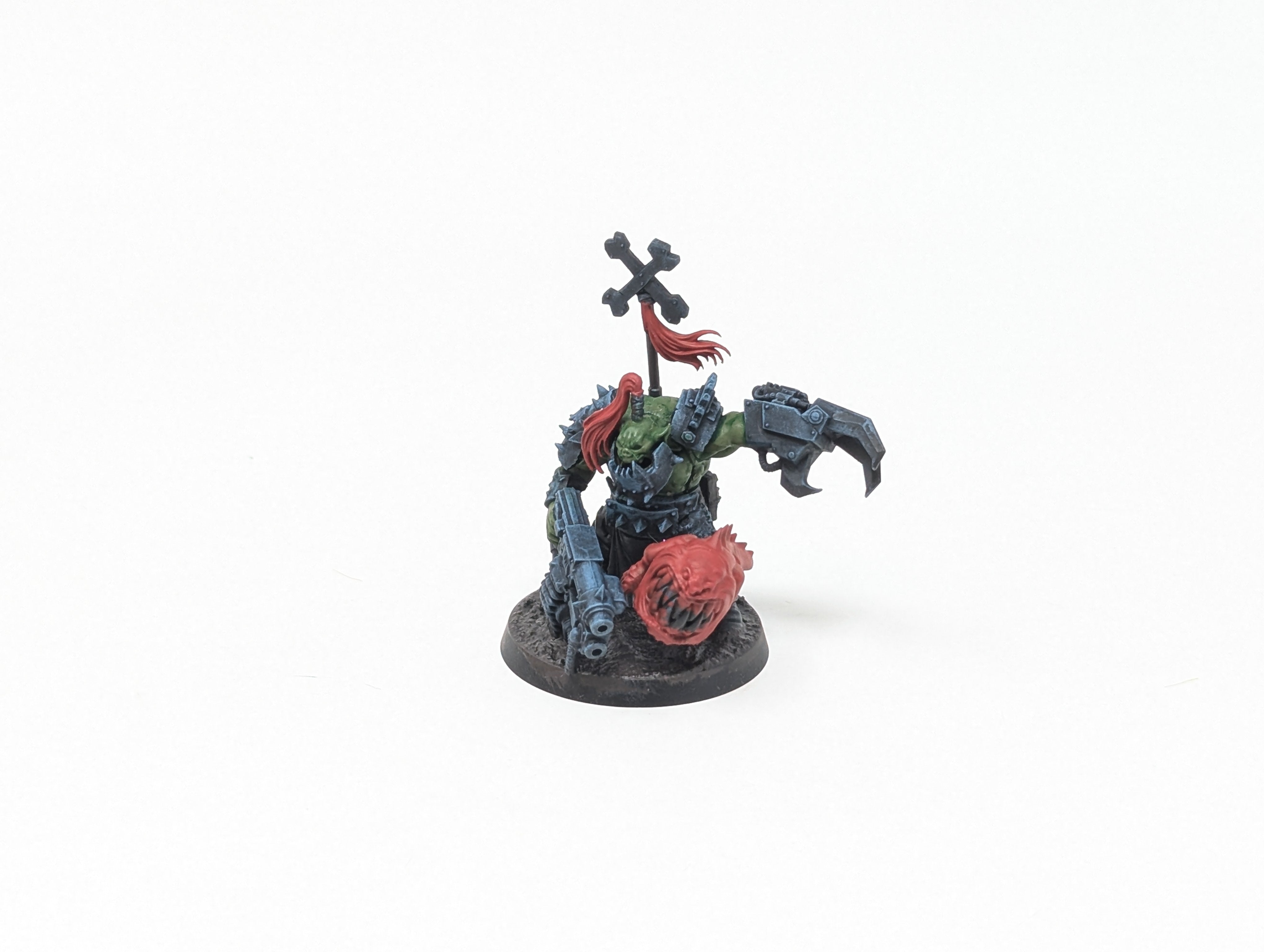 Ork Warboss with Attack Squig (Conversion) – Bastion