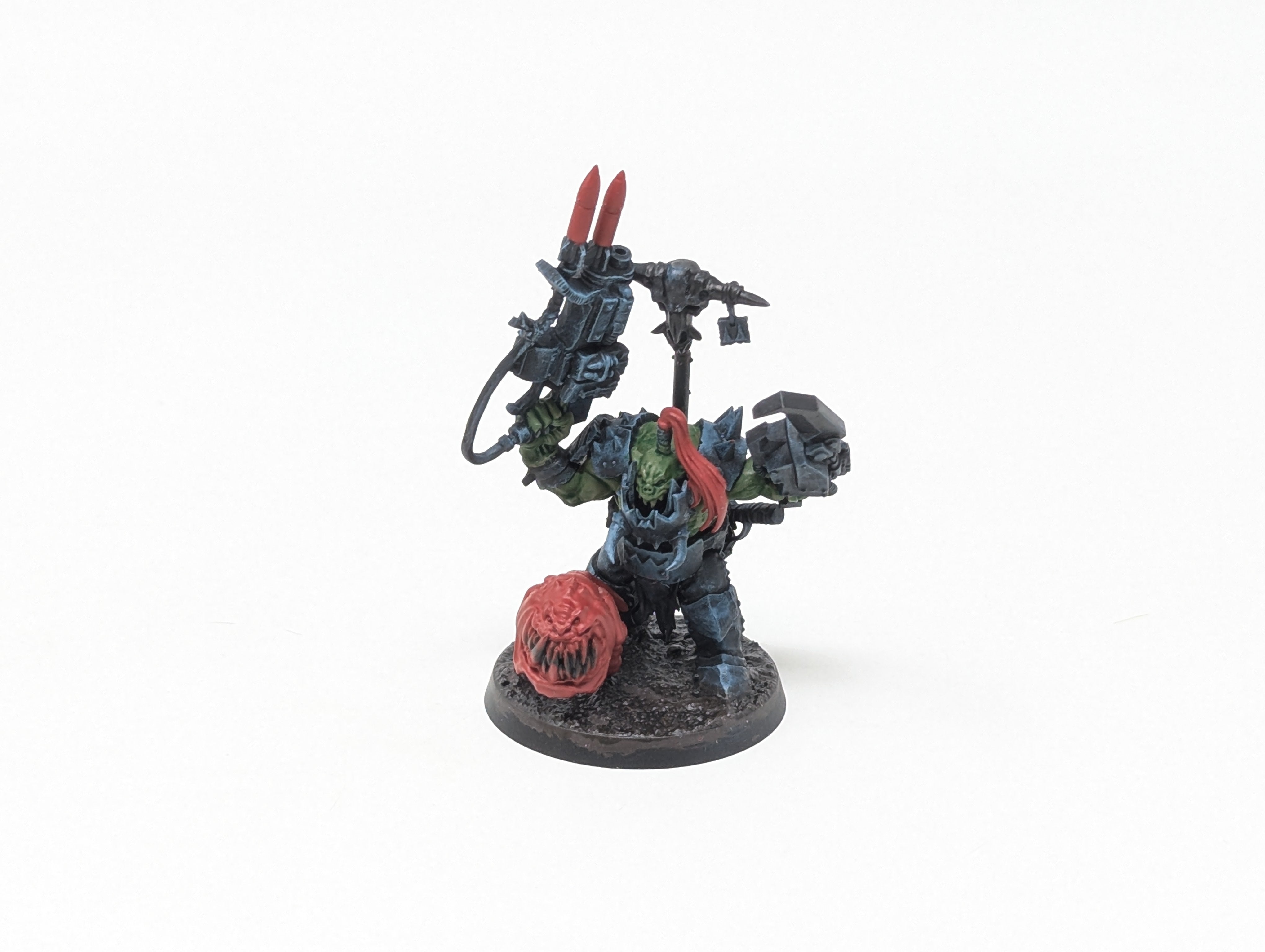 Ork Warboss with Attack Squig (Conversion) – Bastion