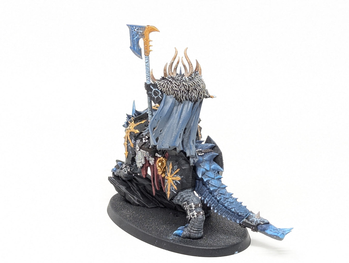 Chaos Lord on Karkadrak (Tabletop)