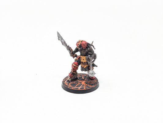 Slaughterpriest with Hackblade and Wrath-hammer (Tabletop)