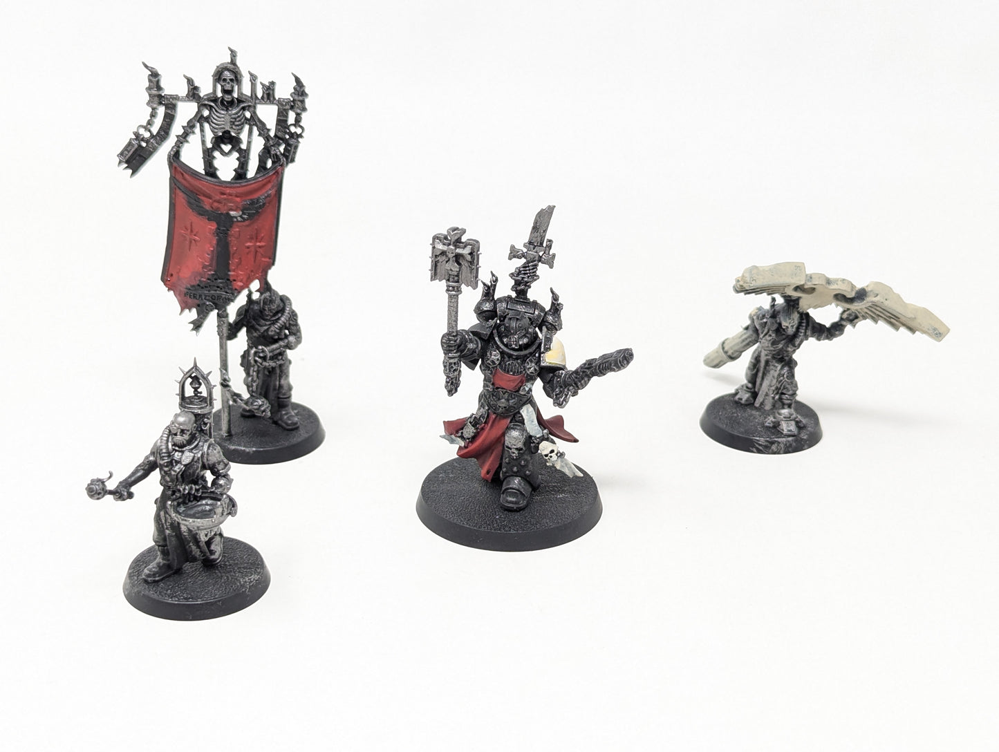 Chaplain Grimaldus and Retinue