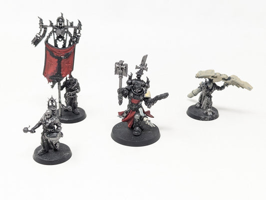 Chaplain Grimaldus and Retinue