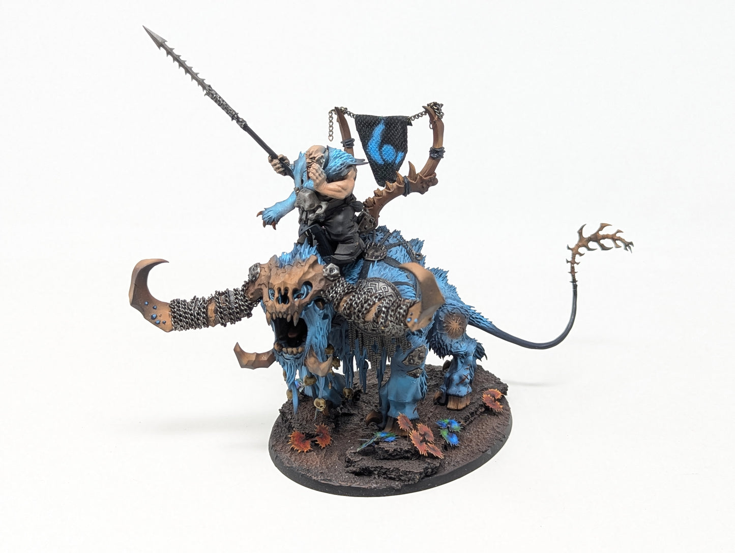 Frostlord on Stonehorn (Tabletop)