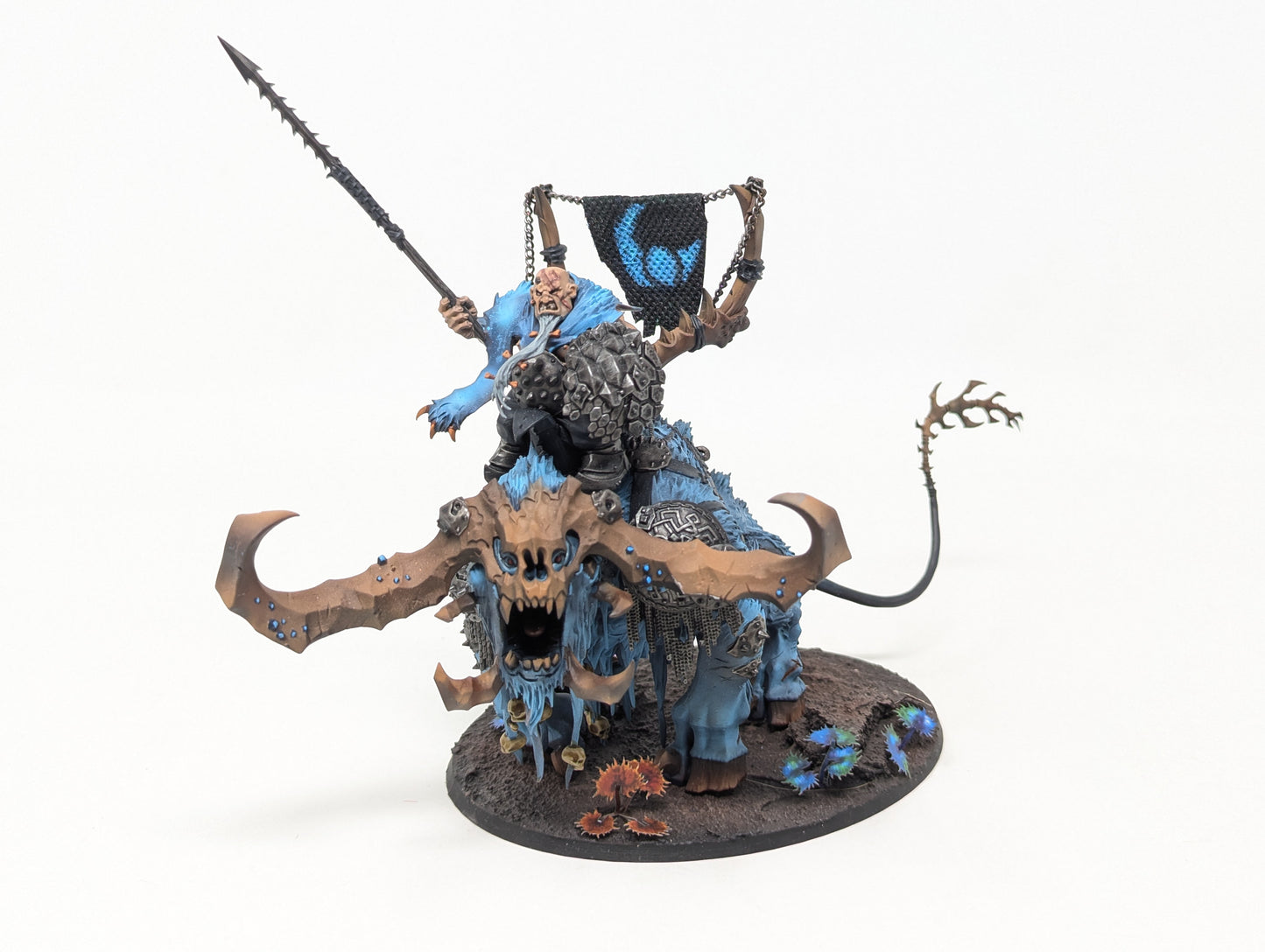 Frostlord on Stonehorn (Tabletop)