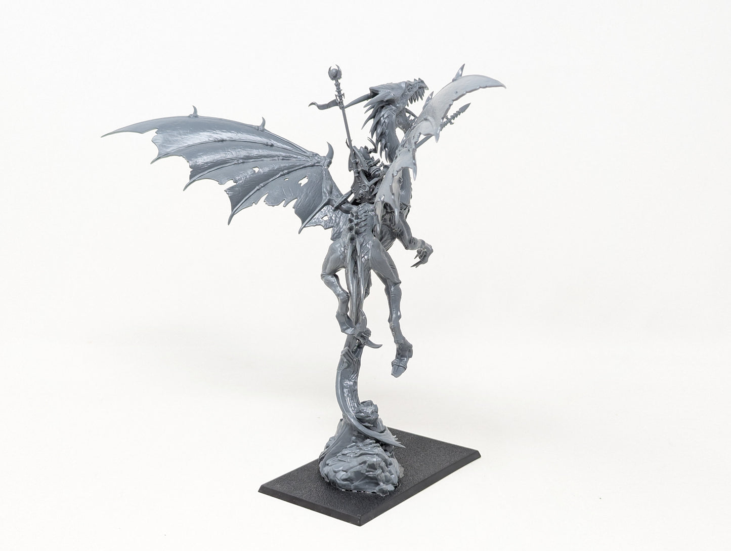 Dark Elf Dreadlord on Black Dragon