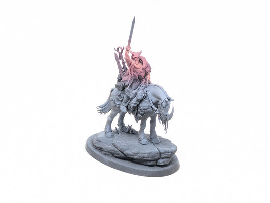 Darkoath Chieftain on Warsteed