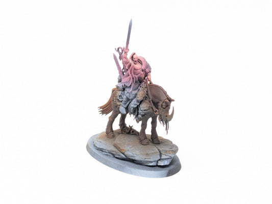 Darkoath Chieftain on Warsteed