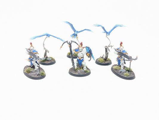 Vanguard-Raptors with Longstrike Crossbows and Aetherwings (Well Painted)