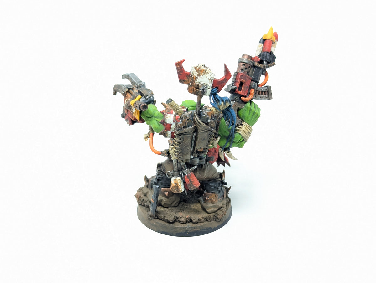 Ork Warboss with Attack Squig (Well Painted)