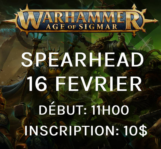 Gameday Warhammer: Age of Sigmar Spearhead - Fevrier