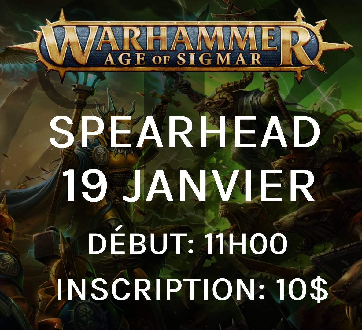 Gameday Warhammer: Age of Sigmar Spearhead - Janvier