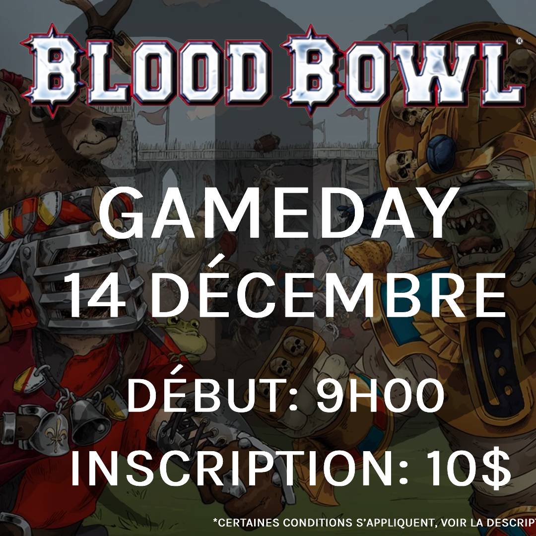 Gameday Blood Bowl 3rd Edition - Decembre