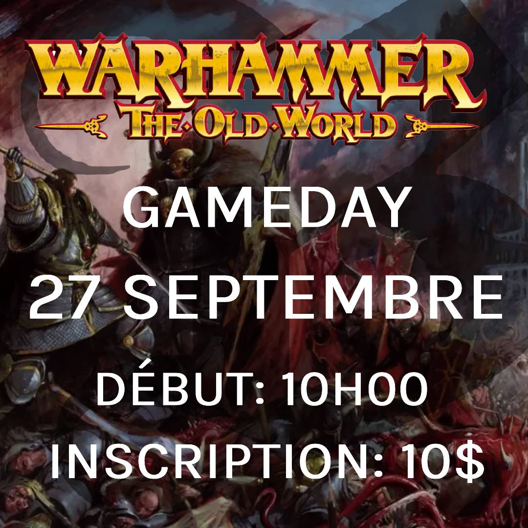 Gameday Warhammer: The Old World - Septembre