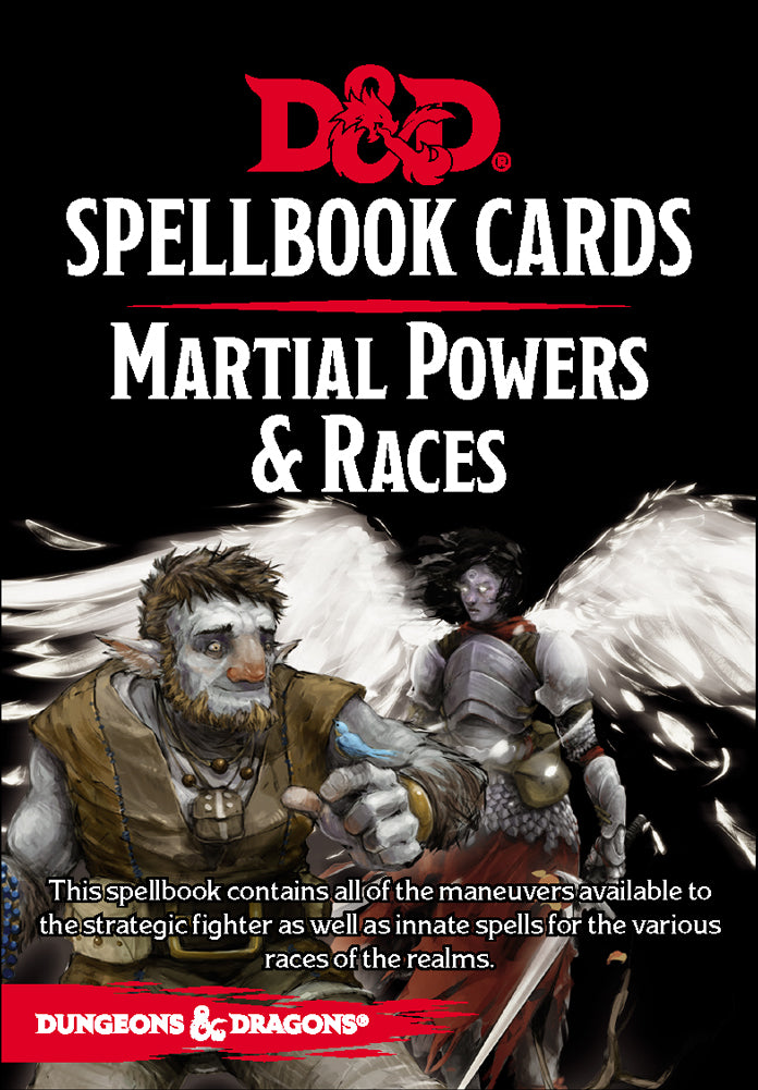 Spellbook Cards: Martial Powers & Races