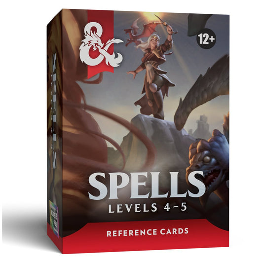 Reference Cards: Spells Levels 4-5