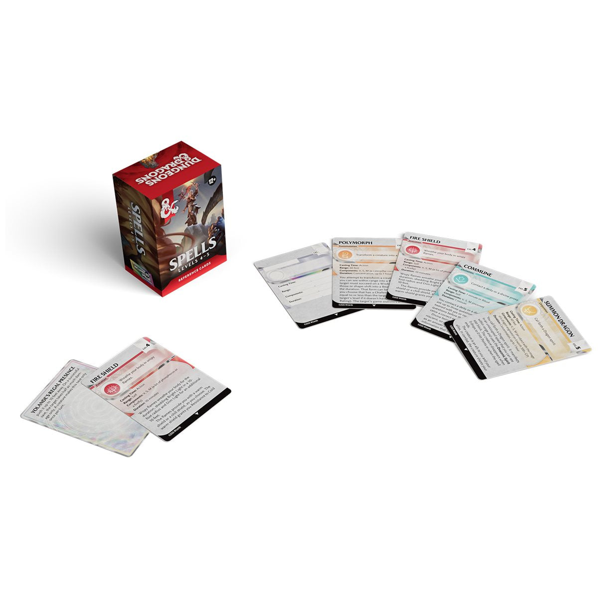 Reference Cards: Spells Levels 4-5