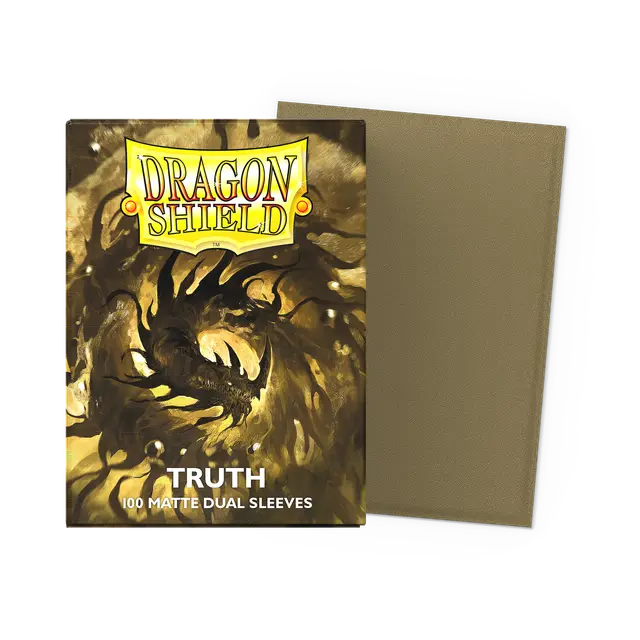 Dragon Shield Dual Matte Sleeves: Truth - Gold