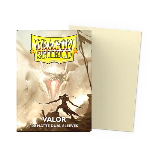 Dragon Shield Dual Matte Sleeves: Valor - Ivory