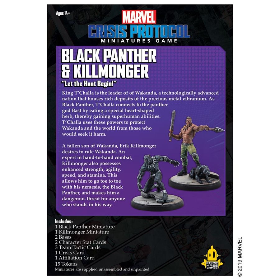 Black Panther & Killmonger Character Pack