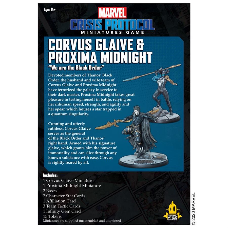 Corvus Glaive & Proxima Midnight