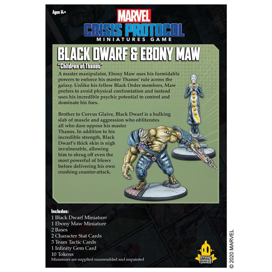 Black Dwarf & Ebony Maw Character Pack