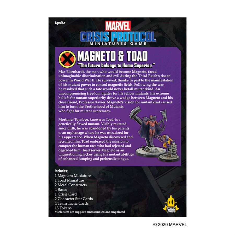 Magneto & Toad Character Pack