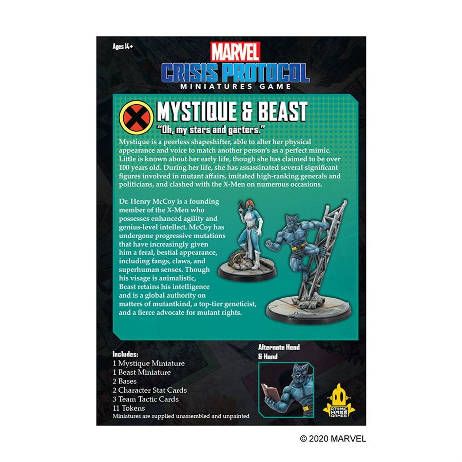 Beast & Mystique Character Pack