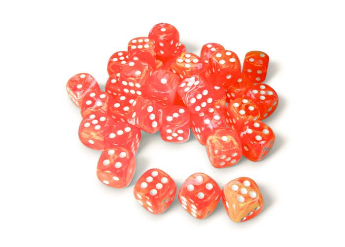 Festive: 36d6 Dahlia/White