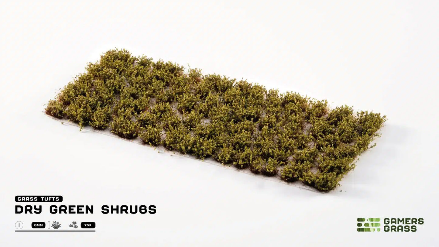 Gamers Grass: Dry Green Shrubs