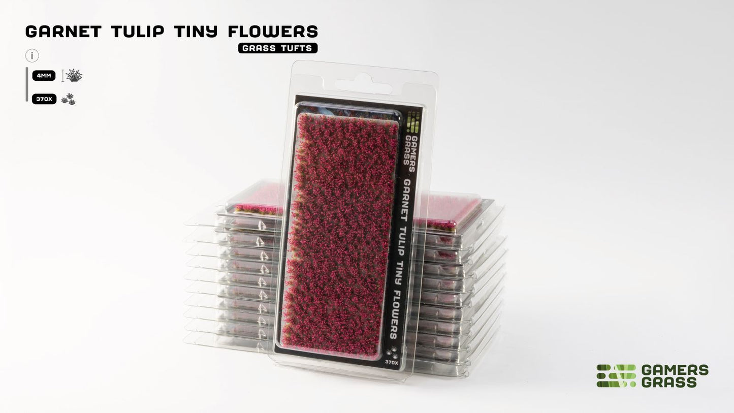 Gamers Grass: Garnet Tulip Tiny Flowers
