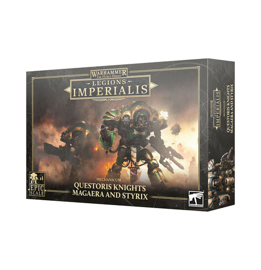 Legions Imperialis: Warhound Titans con Ursus Claws y Melta Lances Legions Imperialis: Warhound Titans con Ursus Claws y Melta Lances