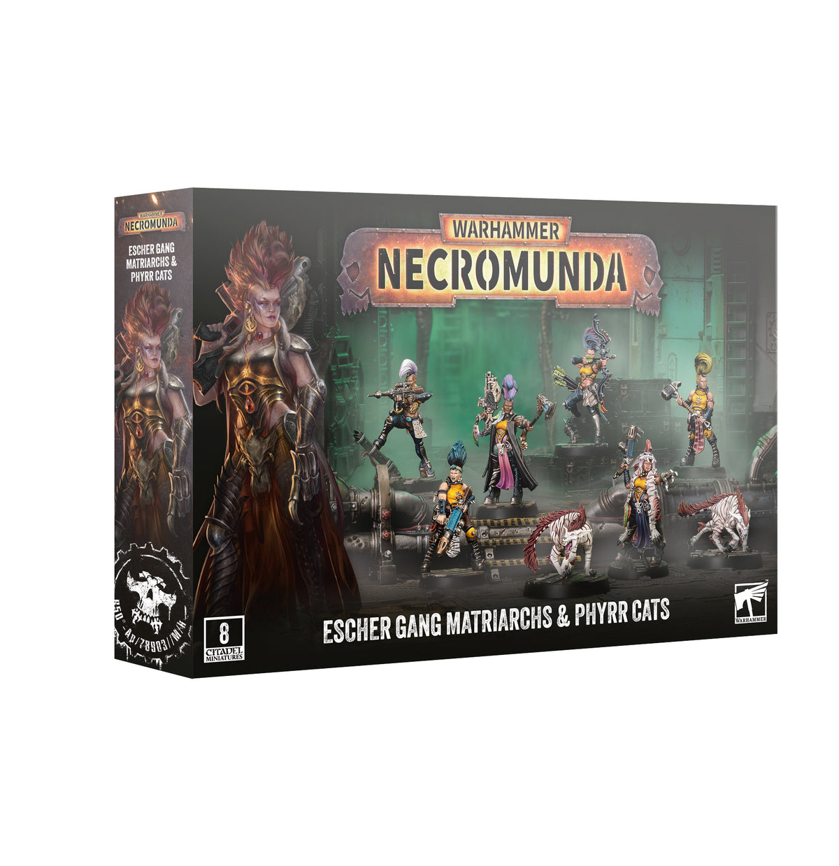Necromunda: Escher Gang Matriarchs and Phyrr Cats