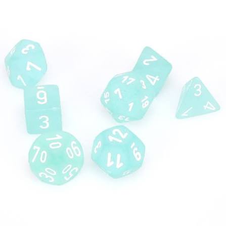 Frosted: 7 Die-Set Teal/White