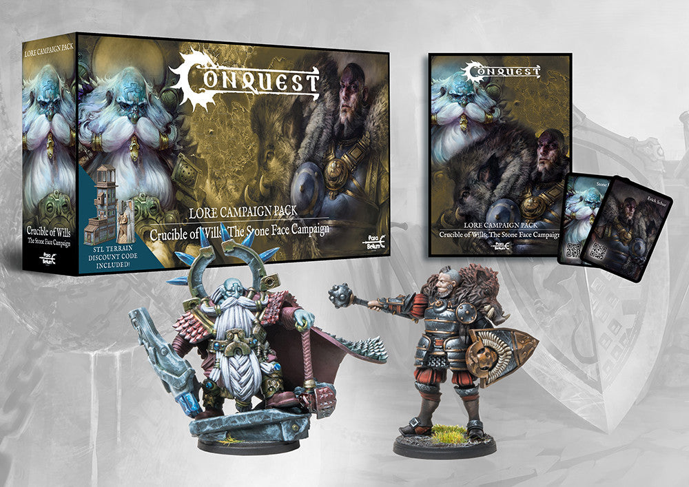 Conquest: Lore Campaign Pack - Crucible of Wills - The Stone Face Campaign (Limited Edition)