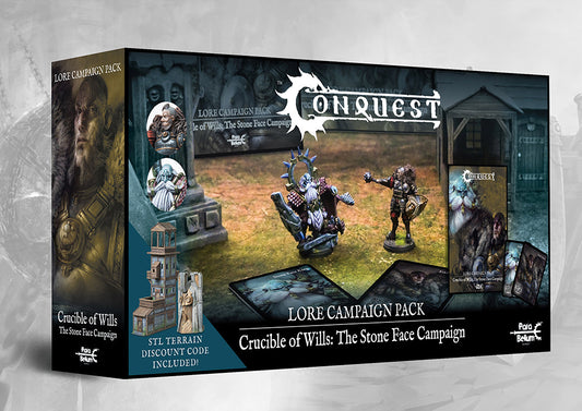 Conquest: Lore Campaign Pack - Crucible of Wills - The Stone Face Campaign (Limited Edition)