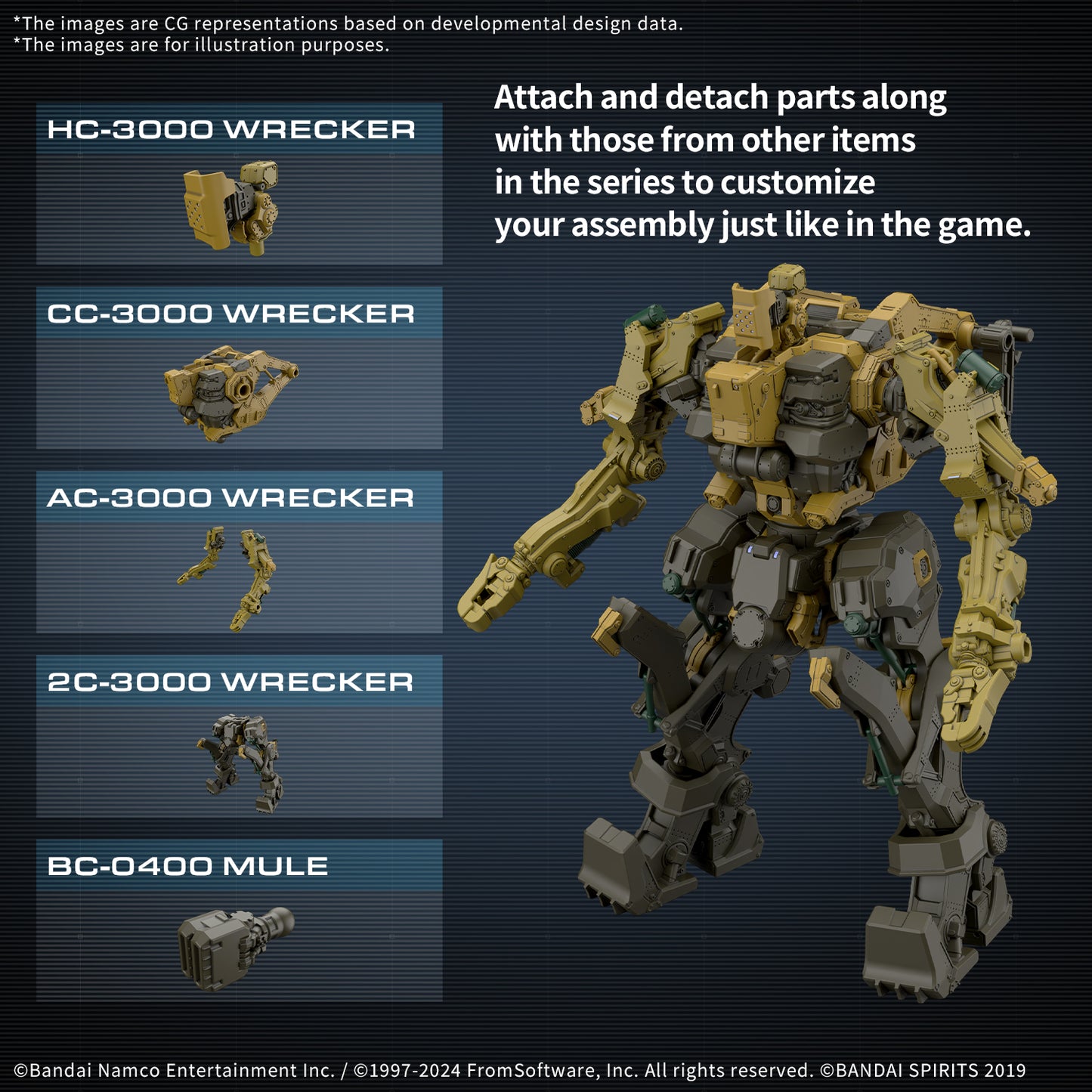 Armored Core VI Fires of Rubicon: RaD CC-3000 Wrecker Milk Tooth