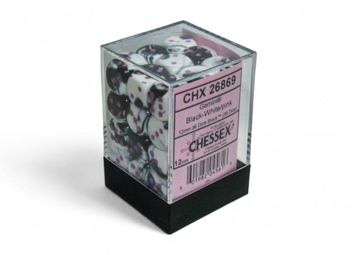 Gemini: 36d6 Black-White/Pink