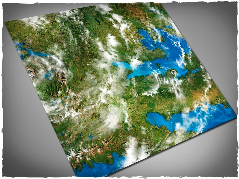 Deep-Cut Studio: Mousepad Game mat – Orbital Earth