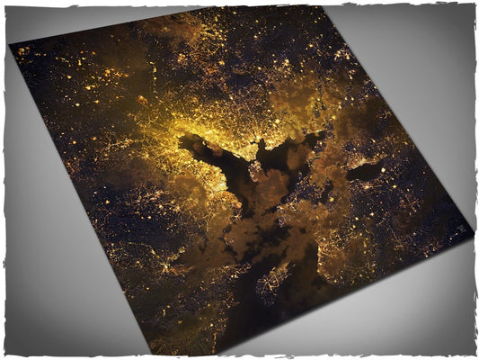Deep-Cut Studio: Mousepad Game mat – Orbital Night Coast