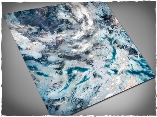 Deep-Cut Studio: Mousepad Game mat – Orbital Snowfields