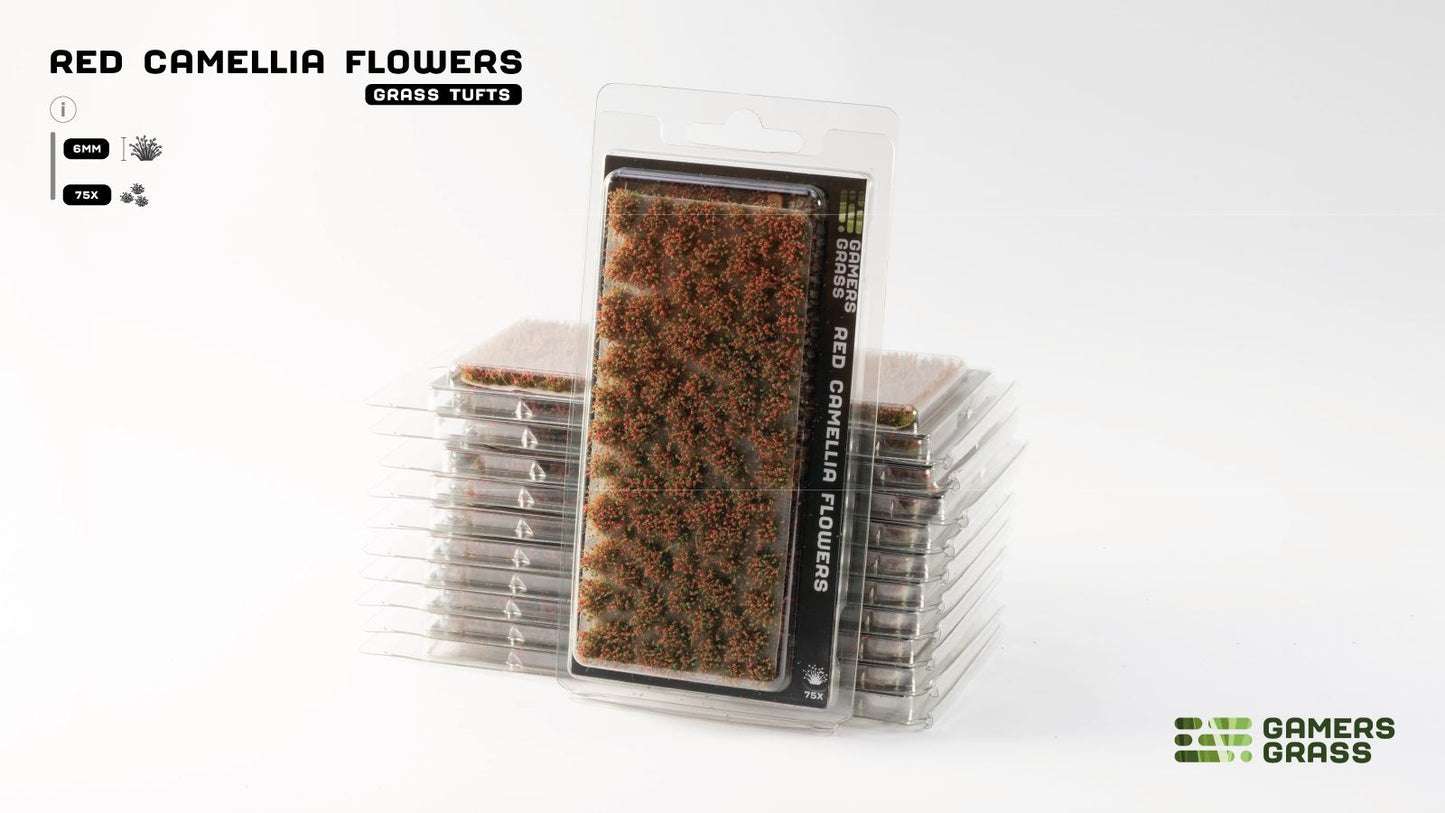Gamers Grass: Red Camellia Flowers