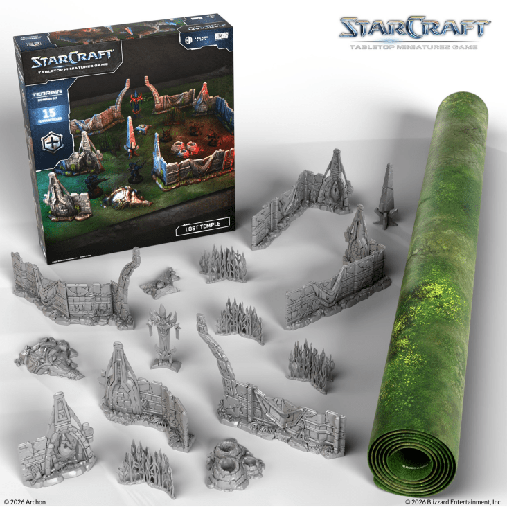 Starcraft: Lost Temple Terrain Set