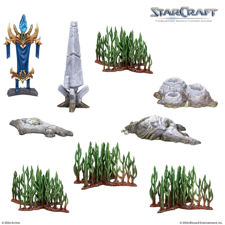 Starcraft: Lost Temple Terrain Set