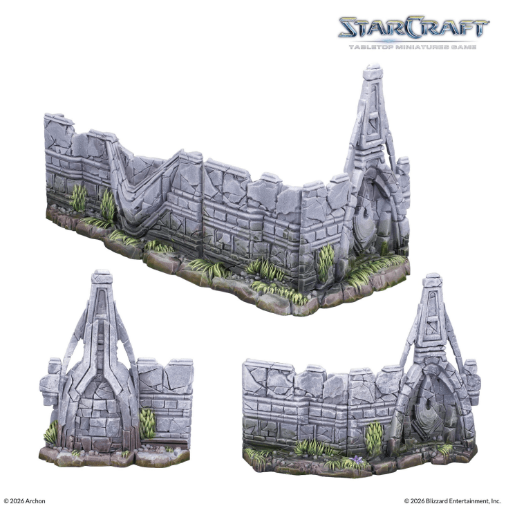 Starcraft: Lost Temple Terrain Set