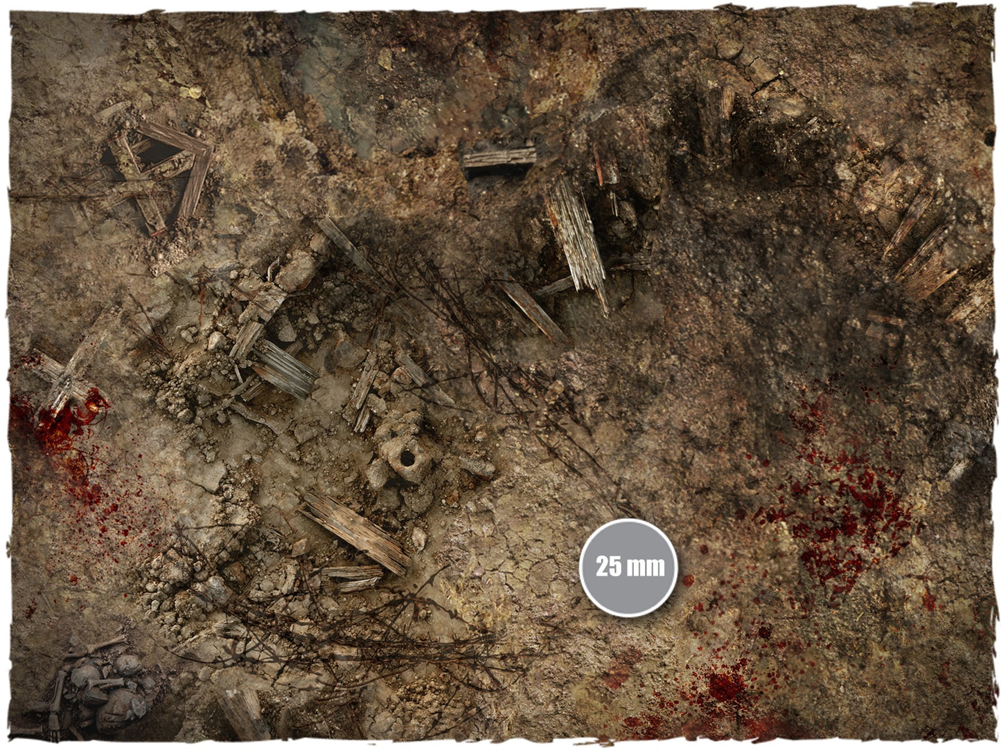 Deep-Cut Studio: Mousepad Game mat – Trench Crusade