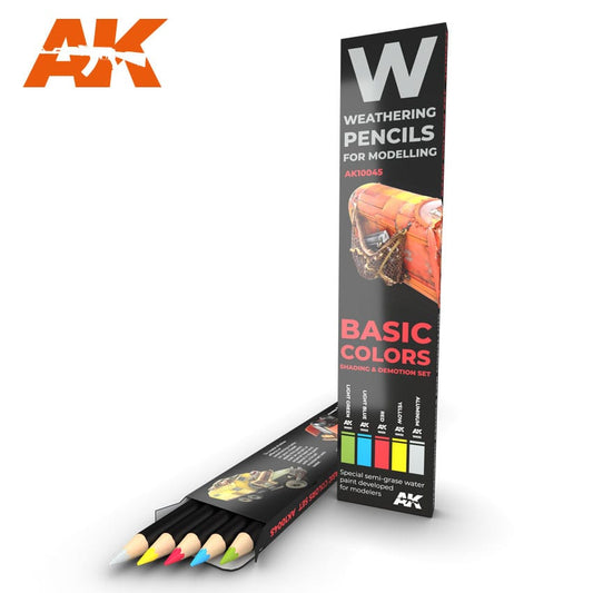 AK Interactive Watercolor Pencil Set Basics