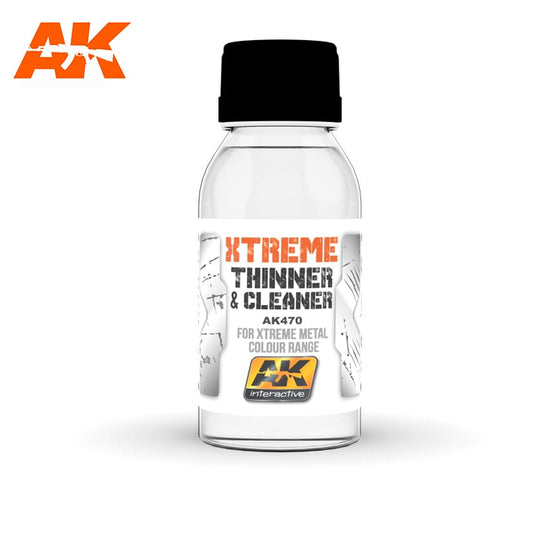 AK Interactive Xtreme Cleaner & Thinner For Xtreme Metal Colour Range