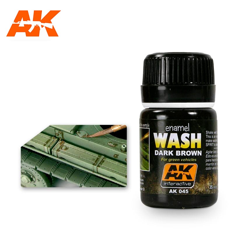 AK Interactive Wash for Green Vehicles