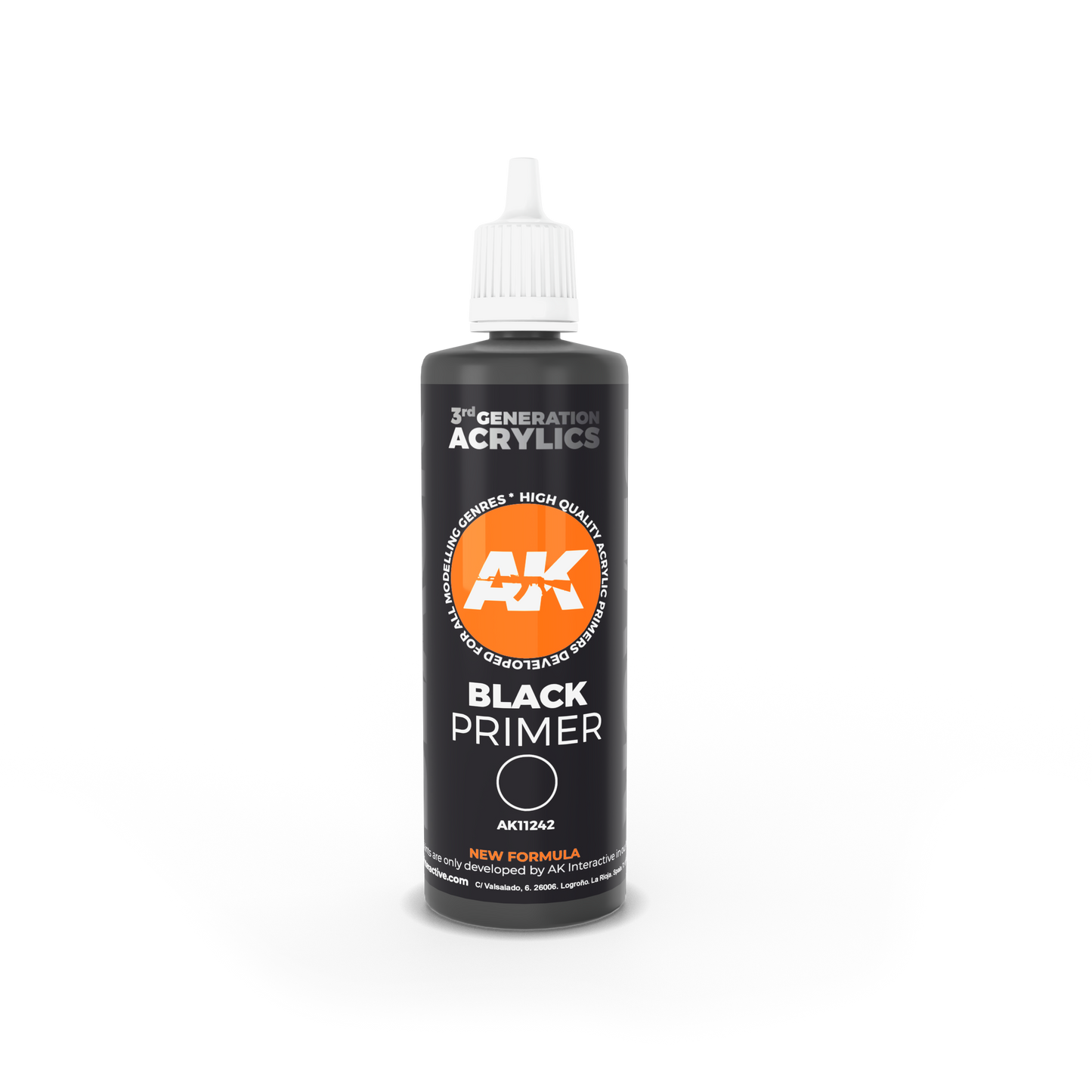 AK Interactive 3rd Gen Black Primer (100 ml)
