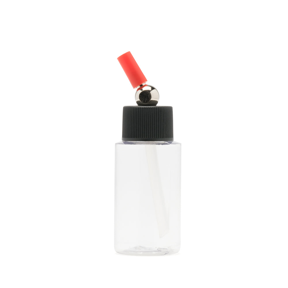 IWATA 1oz Crystal Clear Bottle 1oz / 30ml Cylinder with Adaptor Cap